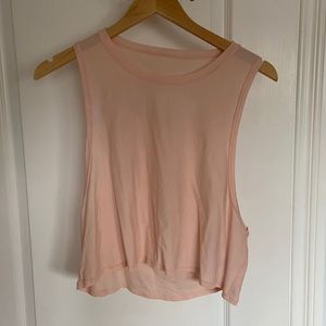 Pink crop tank